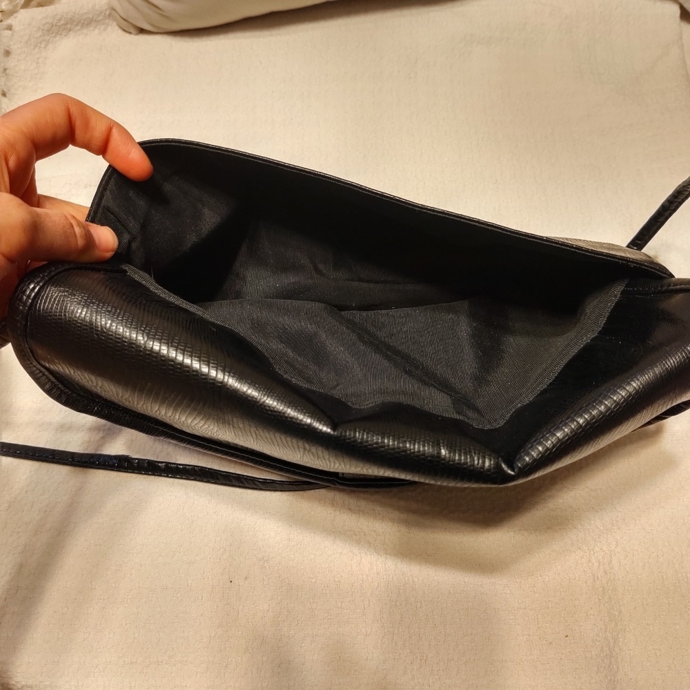 Vintage Summerfield Envelope Purse 👜 Black Snake Print - Picture 6 of 9